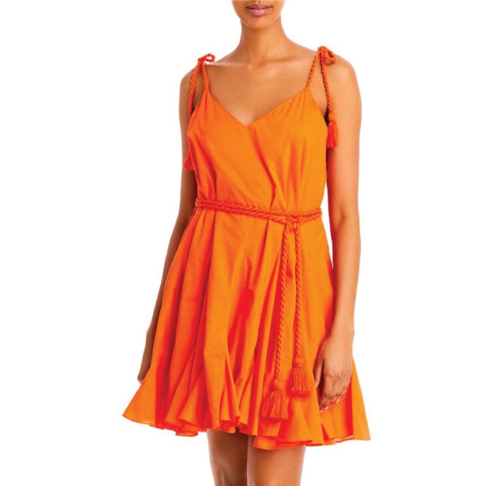NWT RHODE Casey Mni Dress in Orange XS